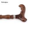 Chinese Knot Brown Wooden Fashion Stick Decorative Vampire Cospaly Party Wood Walking Cane Halloween Mace Wand Crosier 93cm