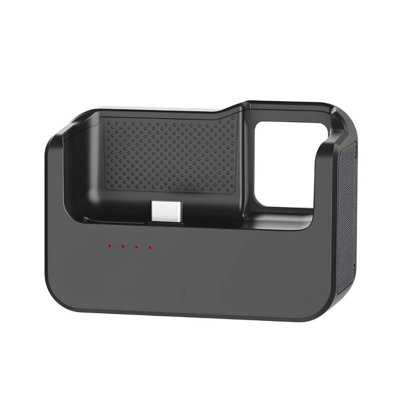 Thumb Camera Charging Dock For Mini Cameras Rapid Power Recharge Intelligent Safety Protections Travel Friendly