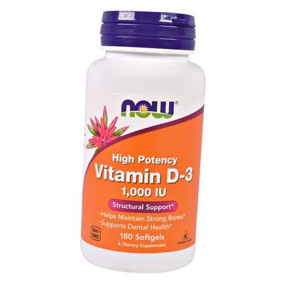 Vitamina D3 altamente attiva, Vitamina D-3 1000, 180 capsule gel (36128047)