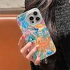 Marine Animals Illustration Feather Phone Case For iPhone 17 16 15 14 13 12 11 Pro Max 16E 17E XS X XR 7 8 Plus Shockproof Cover
