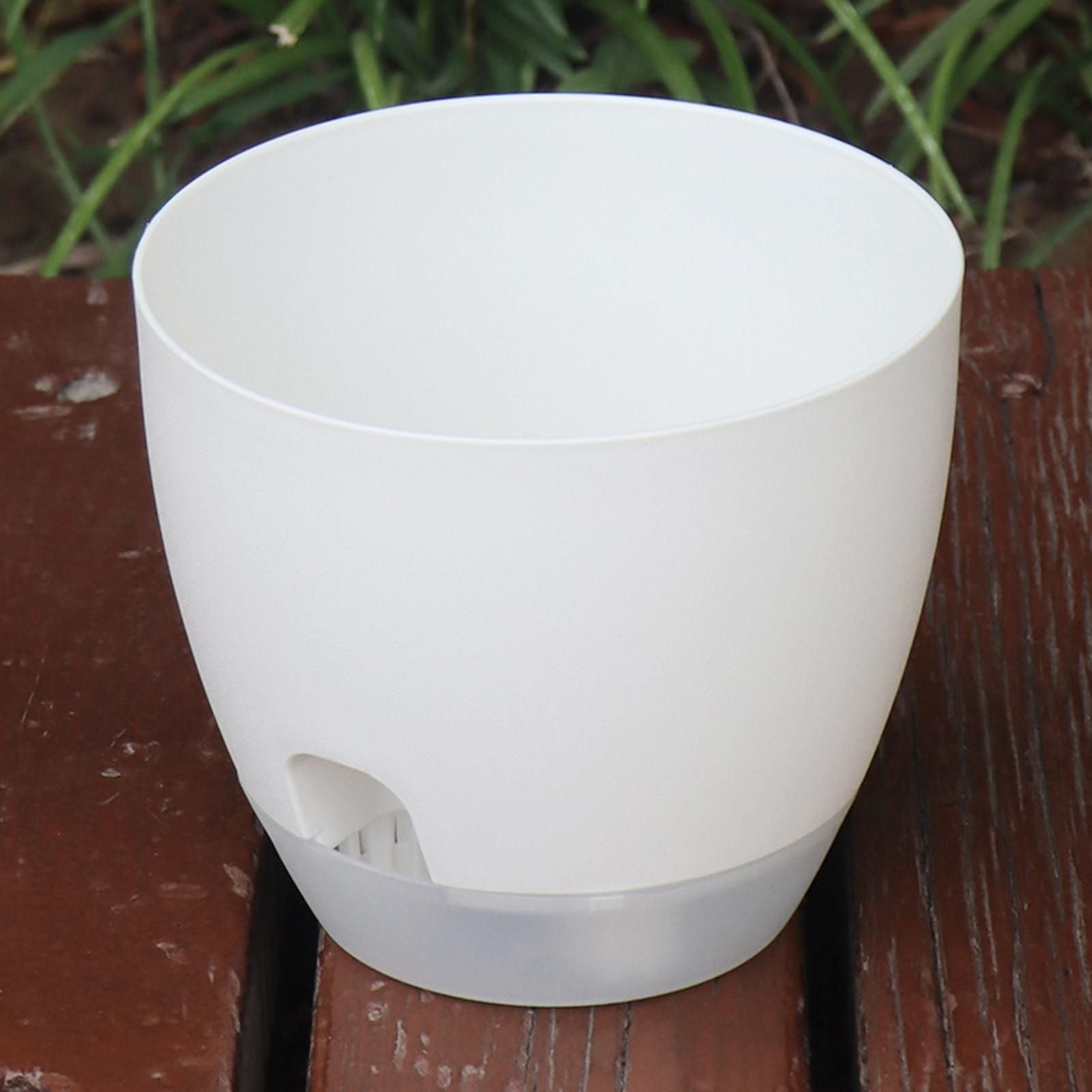 

Самополивающийся горшок для растений, пластиковые горшки для орхидей, дышащий гидропонный горшок, домашний цветочный горшок для ленивых людей, украшение сада