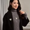 Autumn And Winter High-End Crystal Butterfly Sweater Chain Temperament Versatile One Two Wear Long Fringed Necklace Luxury