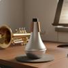 Trumpet Practice Mute Cork Pads Aluminum Sound Reducer Dampener for Students, Beginners,