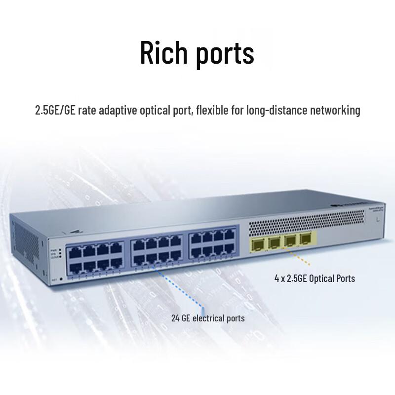 Huawei Kunling S220S-24T4J 24-Port Gigabit Managed Ethernet Switch