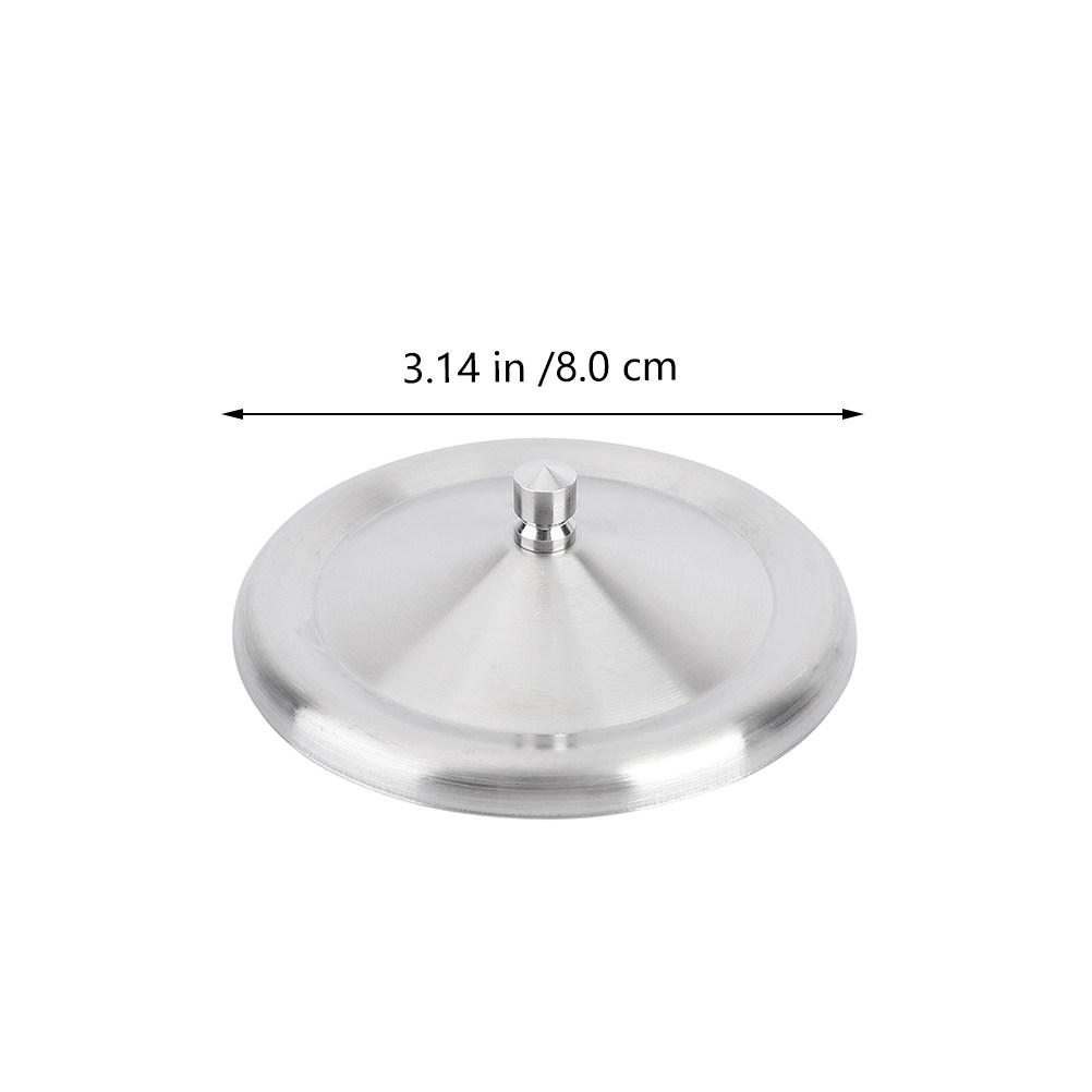 

2Pcs Water Cup Covers Stainless Steel Leakproof Mug Lids Dustproof Round Cup Covers Heat Preservation Sealing Caps
