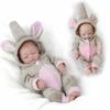10" Realistic Reborn Baby Dolls Soft Vinyl Silicone Newborn Girl Boy Toys Doll