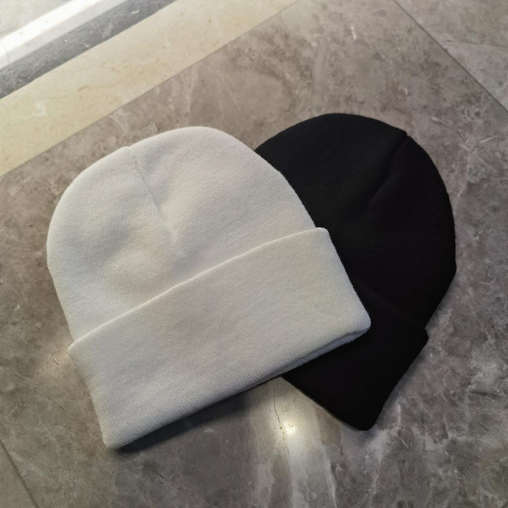 Kvinner Høst og vinter Varm Gua Skin Hat Menn Personlig strikket lue Barnegatetrend Cold Hat Brodert