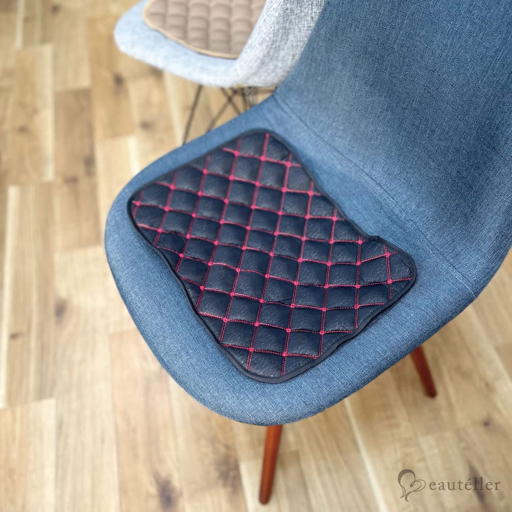 Beautéller Terahertz Mat, Experience Stone-like Cushion, Approximately 340g (Black X Red)