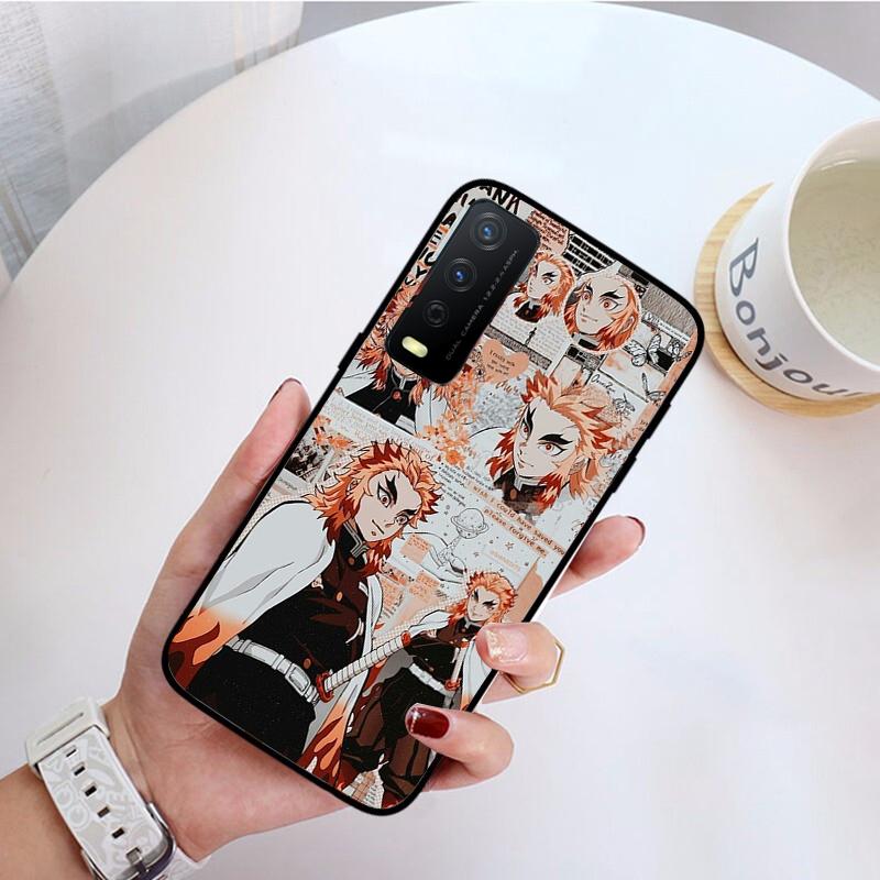 Kimetsu No Yaiba Demon Slayer Anime Phone Case for VIVO Y31 Y21 Y70 Y21S Y20 Y72 1907 Y12 Y11S Y53S Y33S Y55 Y76 Y51 Y15S Y01