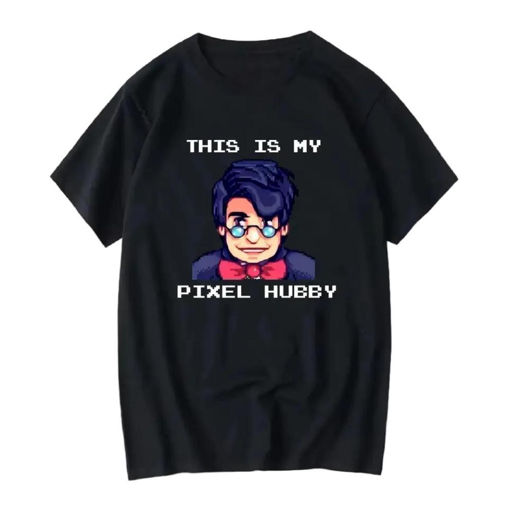 This Is My Pixel Hubby Pixel Art T-Shirt