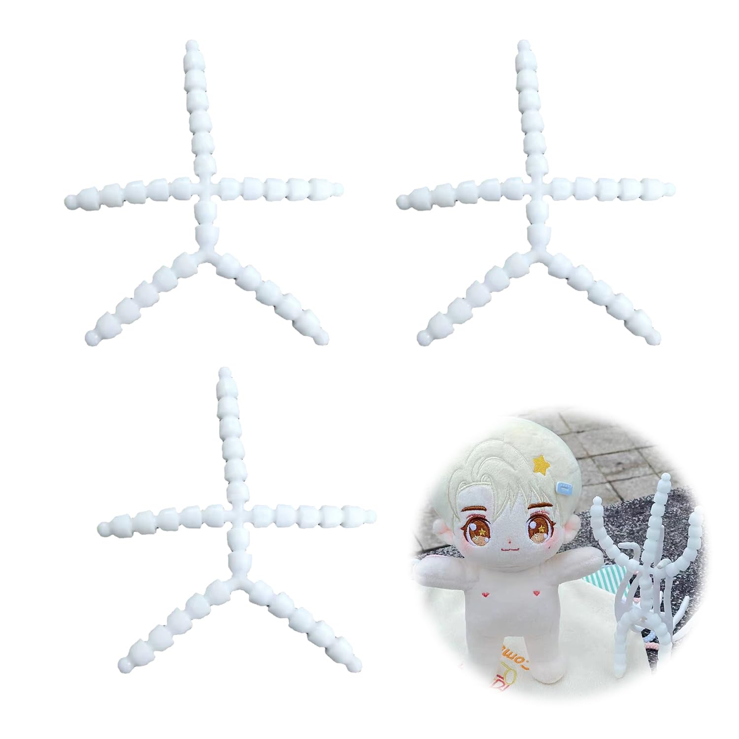 

Скелеты мягких игрушек, 15 см шарнирные скелеты мягких игрушек (Пакет из 3), Шарнирные, Подвижные, Материалы для рукоделия, для Плюшевых игрушек, Изготовления кукол