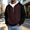 Men's Casual -Lined Hooded Sweatshirt with Front Pocket for Comfortable Everyday Wear