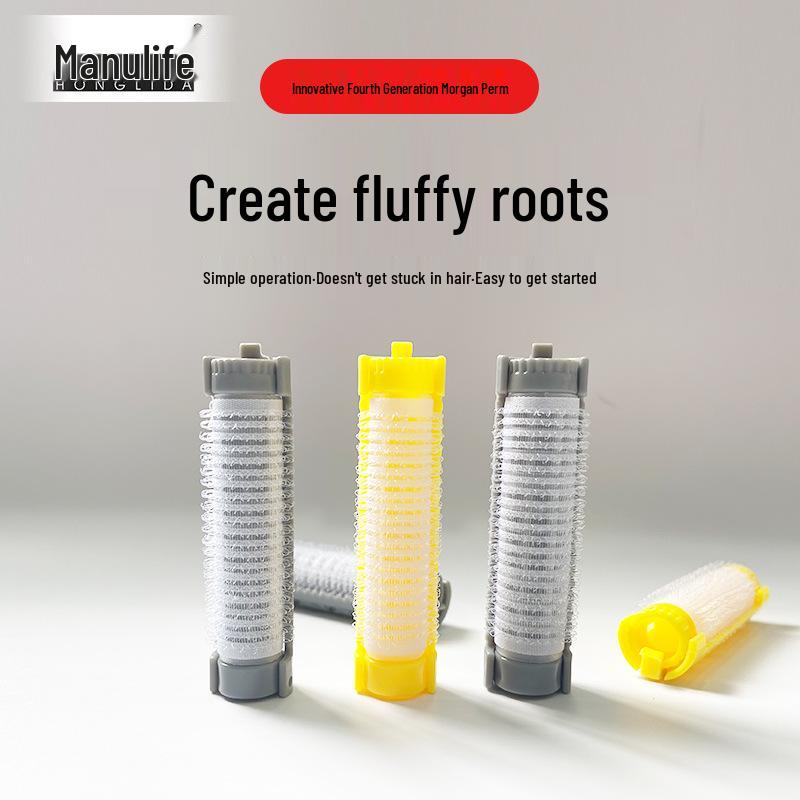 

Fourth Gen Morgan Root Lifting Perm Rods - Self-Adhesive, Fluffy Clips, Korean Style