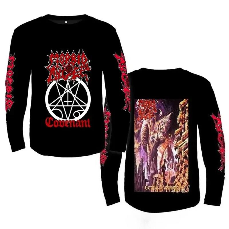 

Morbid Angel металева група чоловіча та жіноча 3D-друкована футболка з довгим рукавом вуличний ретро спортивний одяг Харадзюку чоловічий одяг 4XL