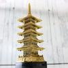 Made In Japan Pagoda Figure Total Length 17cm Five-story (Red)