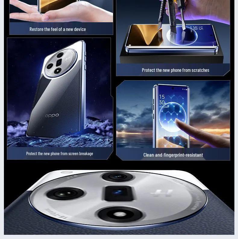 Oppo Find X8/X9 Pro Anti-Peep Magnetic Glass Case with Mirror Protector