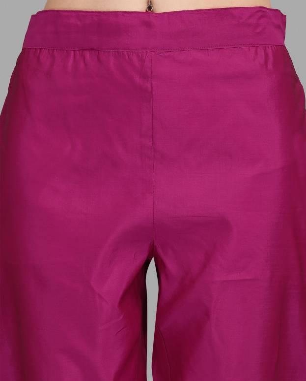 Women Cotton Silk Kurta Pant Dupatta Set Indian Pakistani Party Wear Top Tunic Kurti Dress