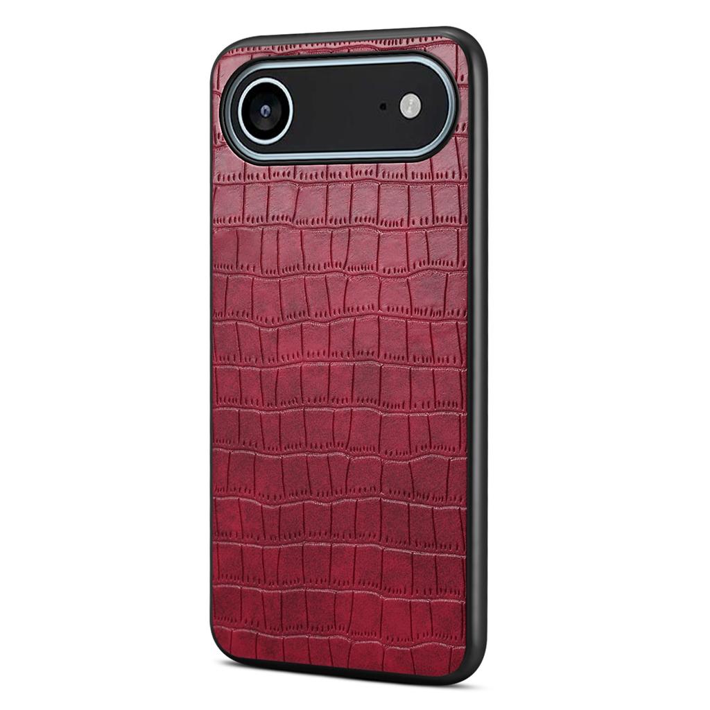 For iPhone Air Case Crocodile Texture Design Leather Slim Back Cover
