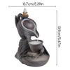 Buddha's Hand Backflow Incense-Burner Mesmerizing Backflow Smokings Effect for Yoga-Studio