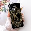 Clear Case For Oppo Reno15 5G Cover Luxury A-Z Letters Fashion Boys Girls Cool Crown Soft Casing For Oppo Reno15 CPH2825