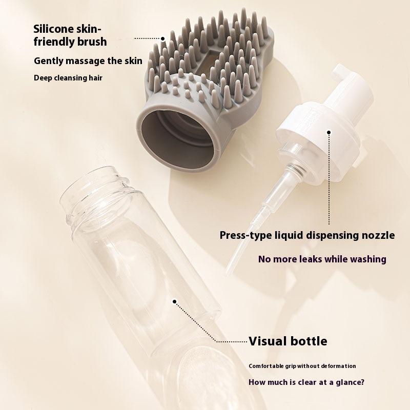 Spazzola per Bagno Animale Domestico Multifunzionale Silicone Strofinare Facile da Pulire Animali Gatti Cani Bagno Spazzola da Bagno Spazzola Massaggiante Forniture per Animali Domestici