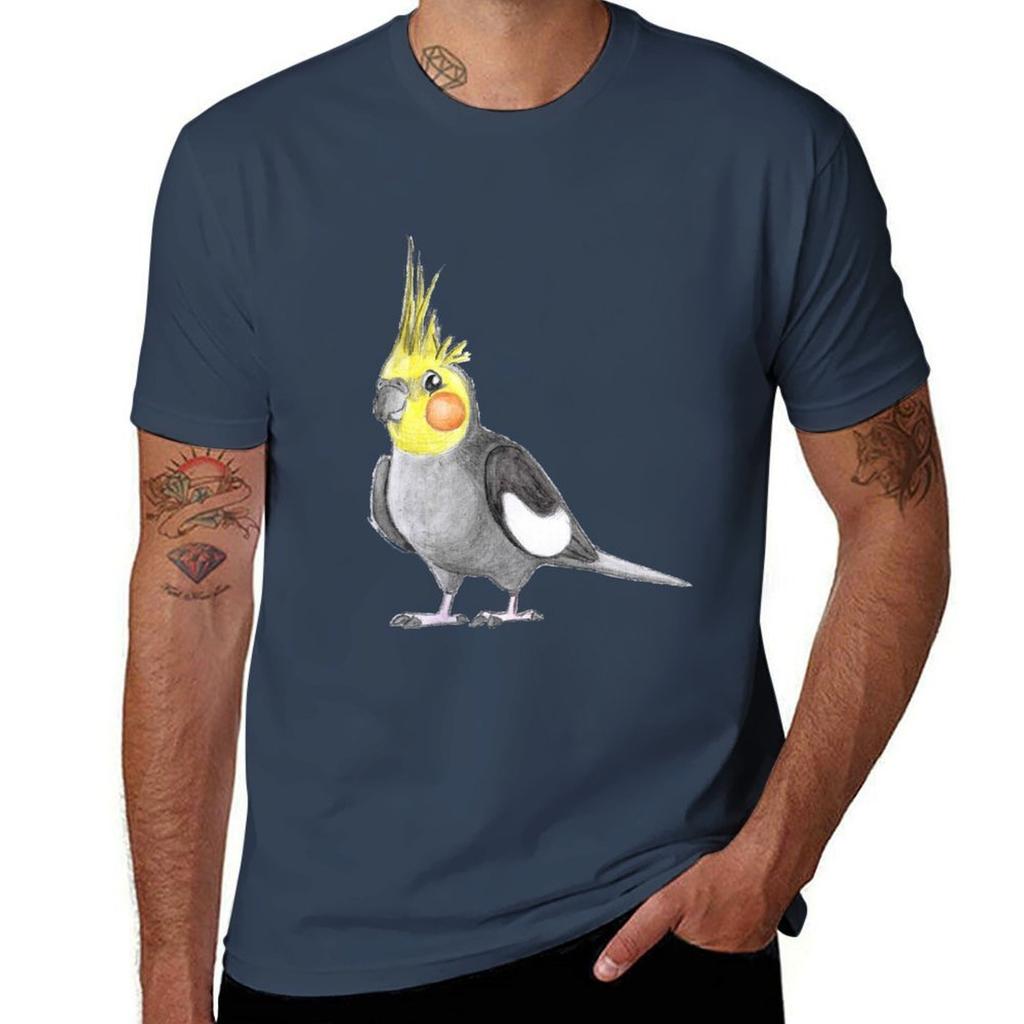 Cheeky Cockatiel Tshirt Regular Fit Plain Tee Shirt
