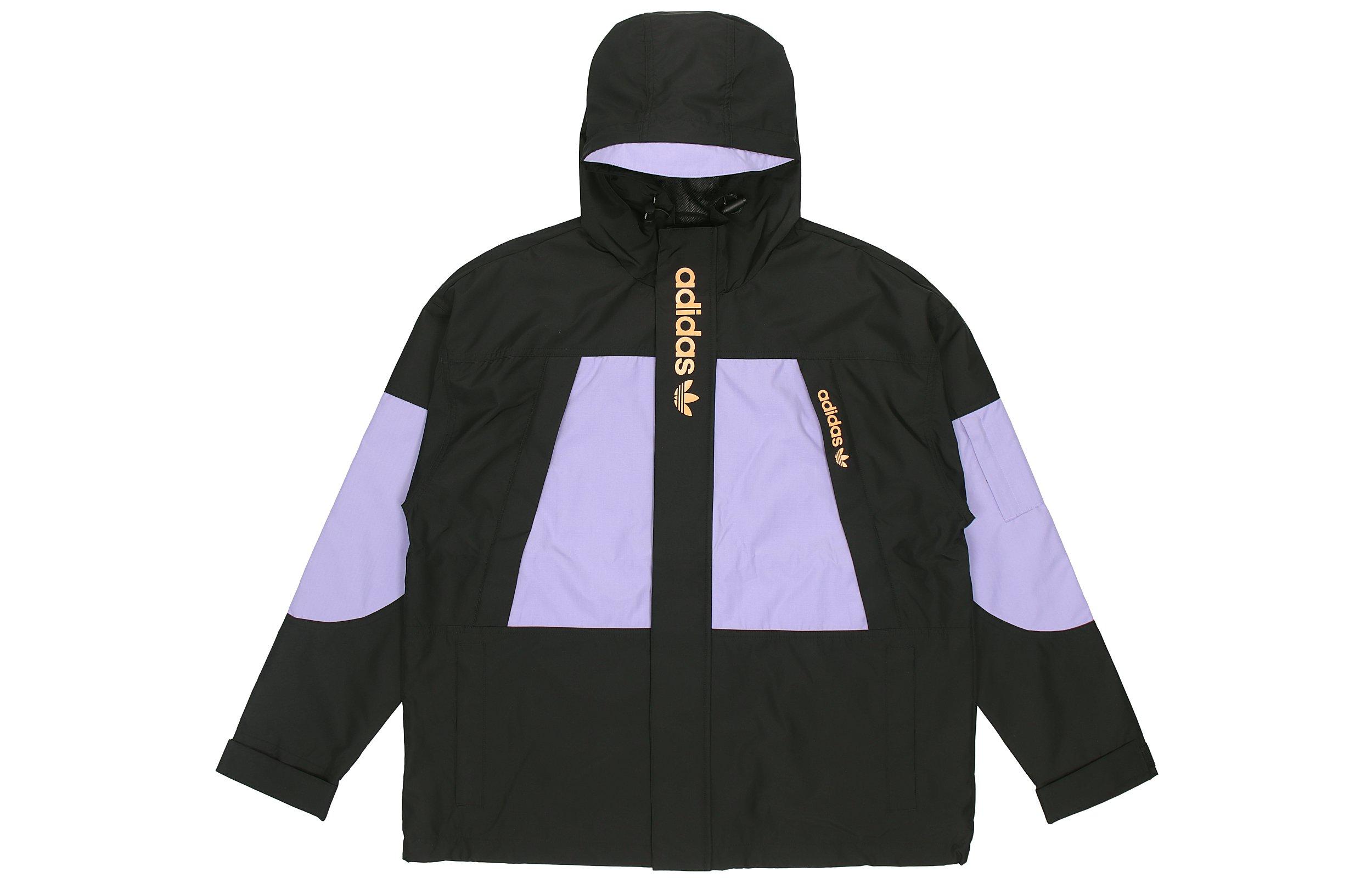 Adidas Originals ADV WINDBREAKER Jackets Men s Black Hooded Moderate Instructor H07078 M