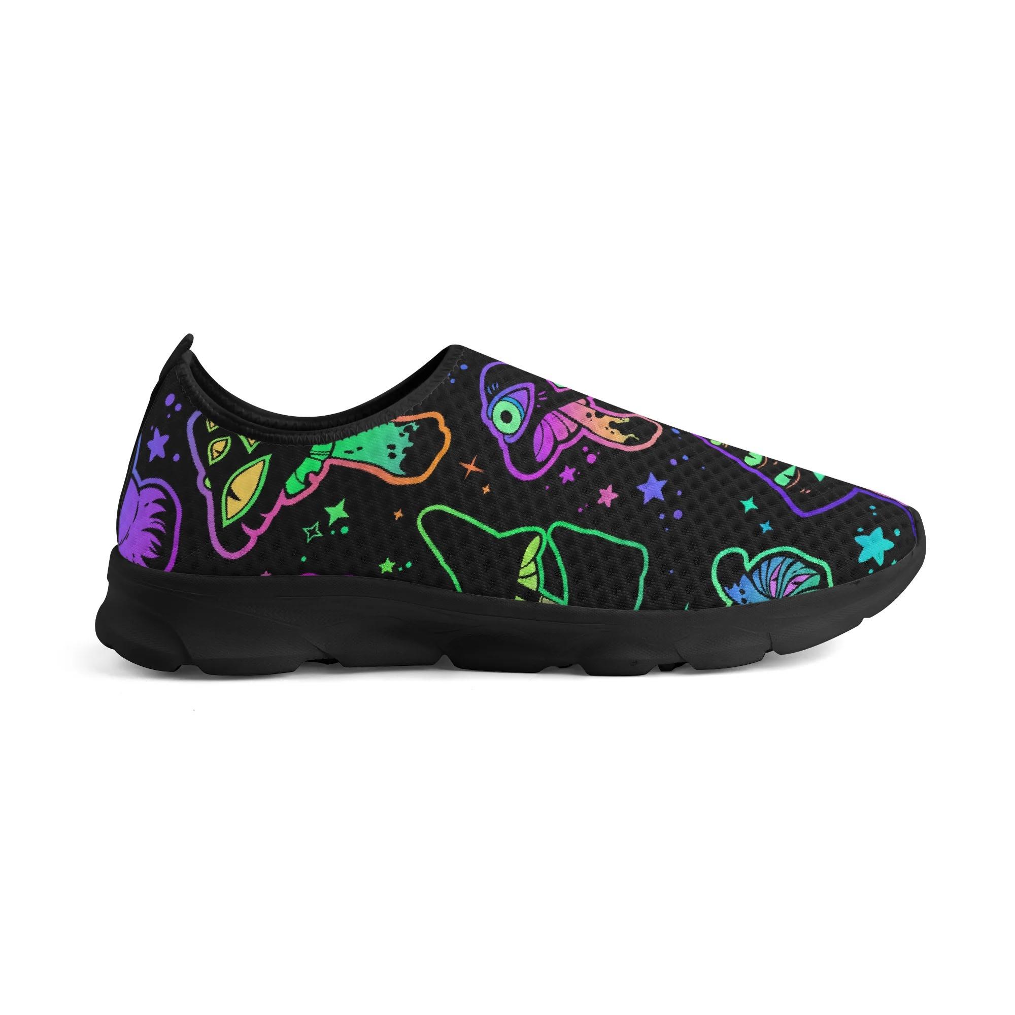 

Mesh Fitness Running Shoes EU 36-48, Non Slip Lightweight Sneakers, Sport Walking Shoes for Men Women 48