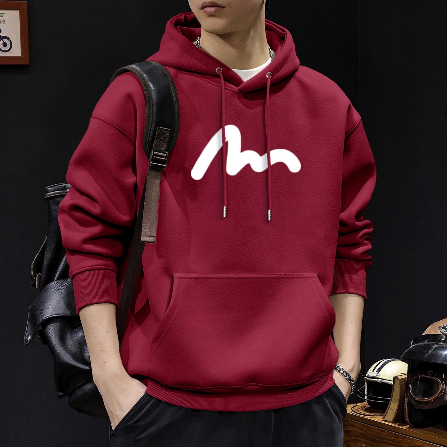 

420g Men s Heavyweight Hoodie - Trendy American Retro Style for Spring & Autumn XL (150-180 jin)