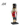 Collectible Nutcracker Doll Wooden Soldier Figurine, Handcrafted Solid Wood Christmas Tabletop Ornament Fairy Tale Figurine for Holiday Desk
