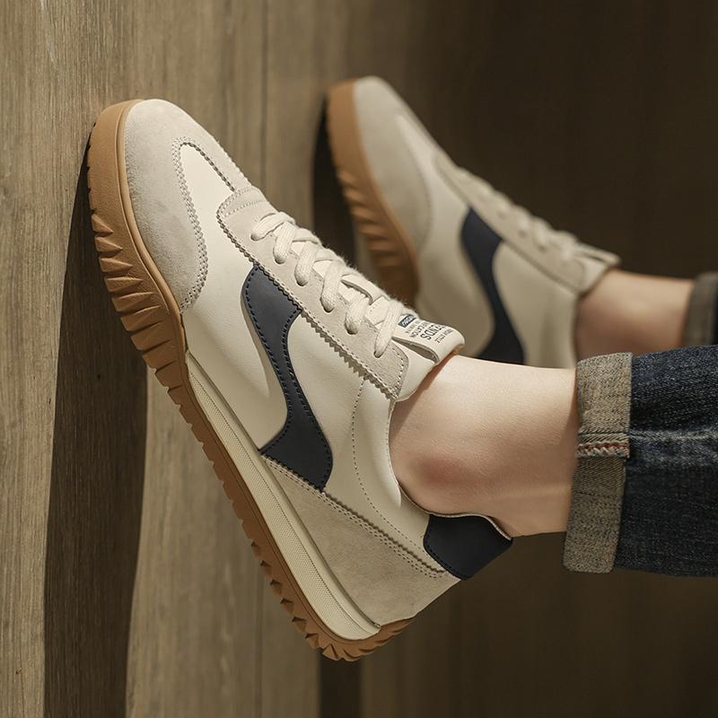 New Style Men's Sneakers Comfy Casual Leather Shoes Leisure Walk Tenis Masculino Outdoor Male Skateboard Footwear Walking Shoes