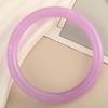 Fashionable Candy Color Acrylic Resin Chunky Bangles for Women Goth Geometric Charm Hand Bracelets Couple Jewelry