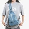Small Backpack Women's Lightweight Retro Large Capacity Chest Bag Multi-function Backpack