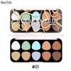 Concealer Disc 10-color Makeup Waterproof and Long-lasting High Disc Is Not Easy To Take Off Makeup, Brighten Skin Tone Concealer