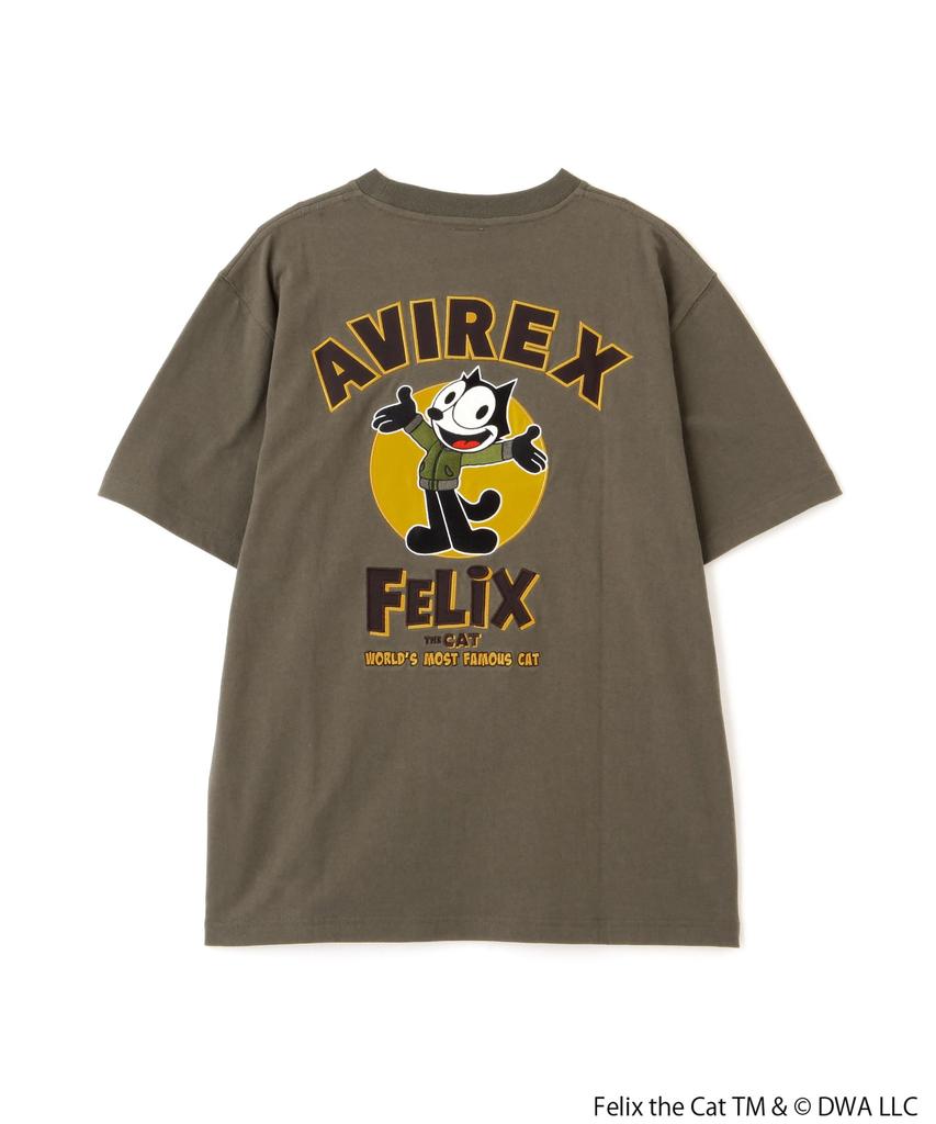 Avirex Felix Embroidery Logo T-Shirt, Men's, XL, 310, Olive, 783-5134035