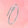Open Adjustable Snake Bracelet Silver Color Charm Bracelet Fashion Open Bangle  Fashion Accessories