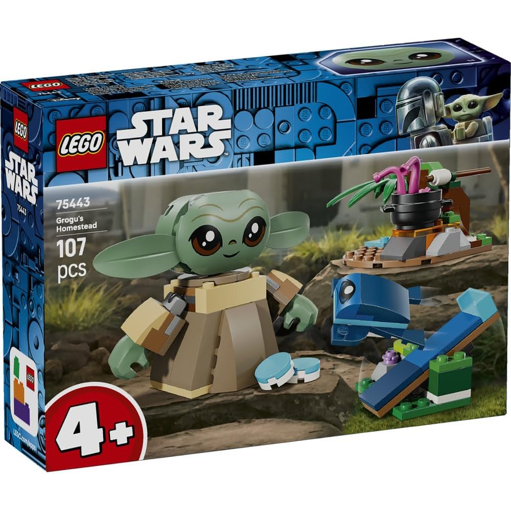 LEGO Star Wars Grogu Home Building Toy 4-6 Years Educational Block for Boys and Girls 75443