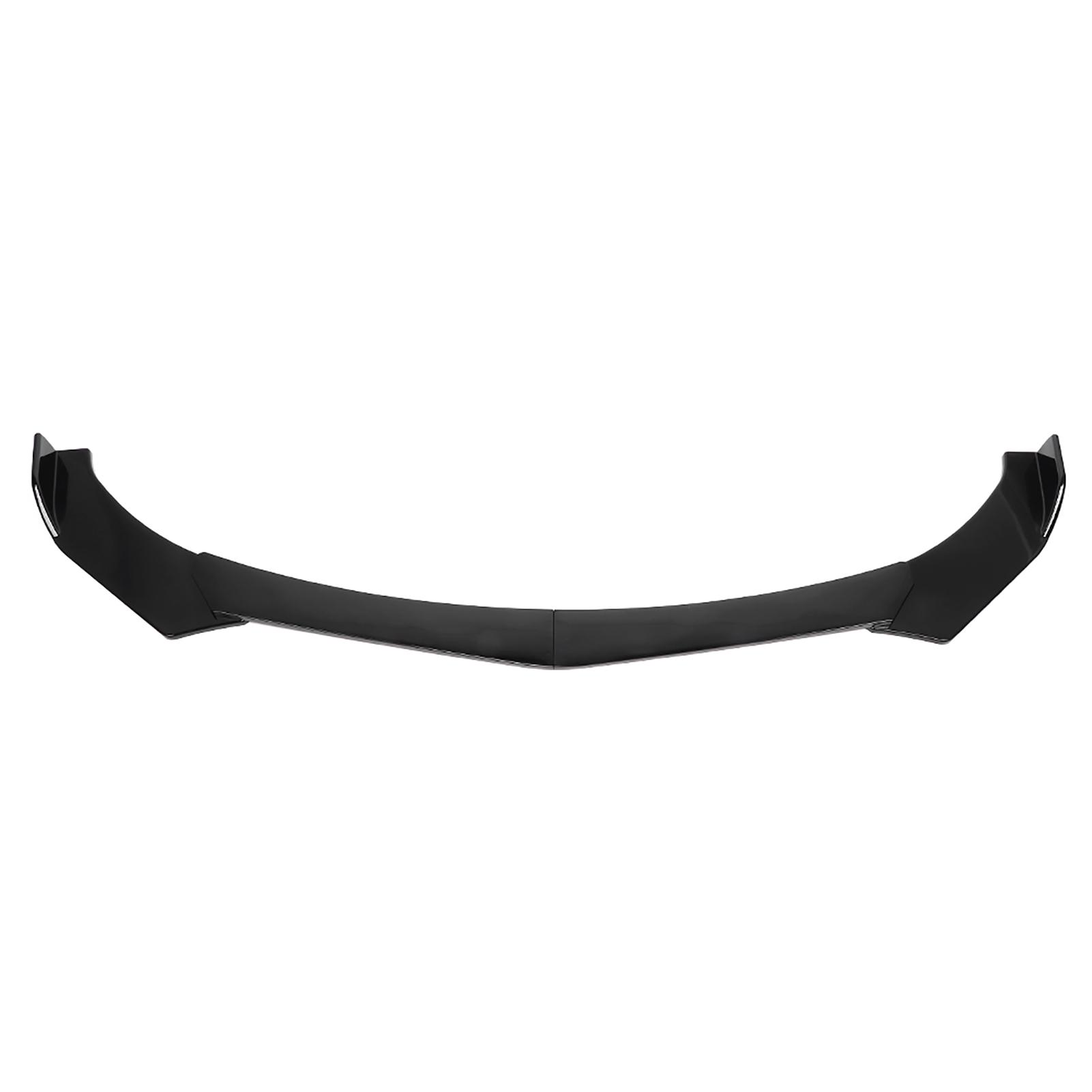 

Front Bumper Lip Splitte Body Kit Spoiler Glossy Black Universal Fits for Vauxhall Opel