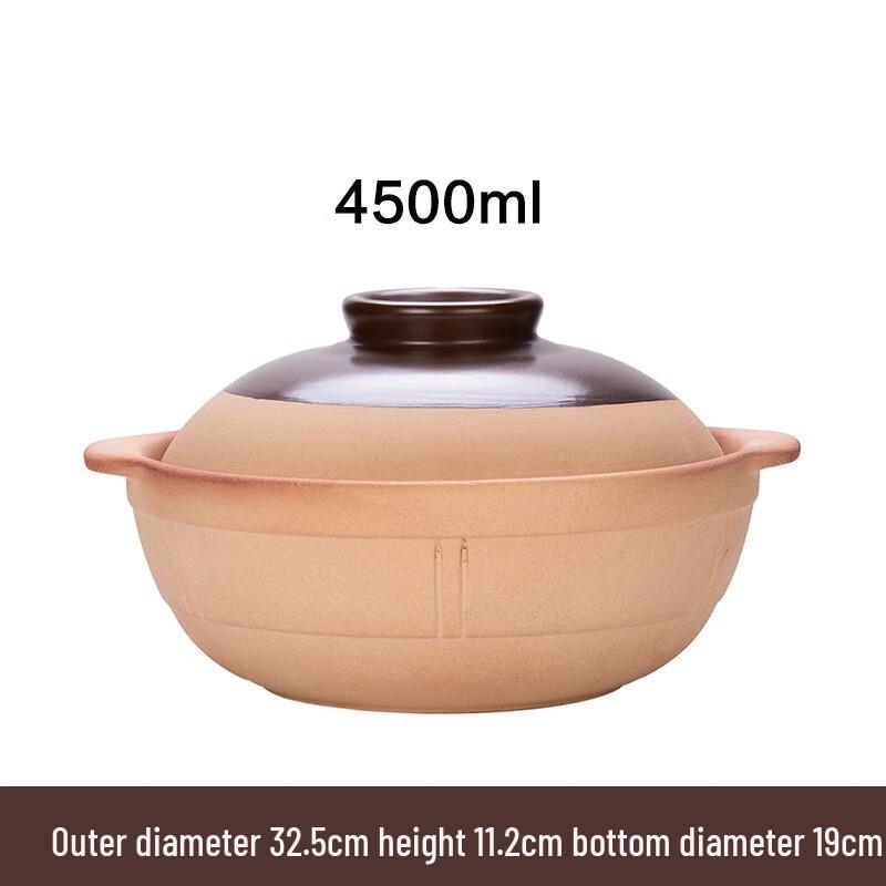 ZISIZ Unglazed Ceramic Clay Pot