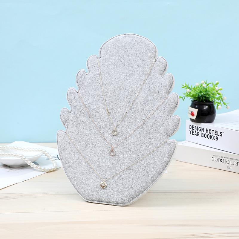 Flannel Jewelry Display Stand for Pendants, Necklaces, and Earrings