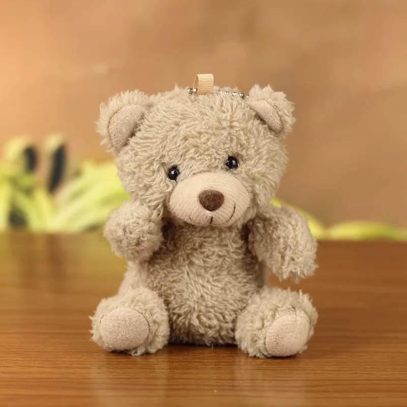 Очаровательный плюшевый мишка в одежде - Обнимательный компаньон для сна и милый подарок 12cm