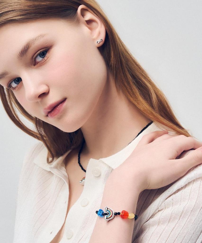 Dana Burton Rainbow Dream Glass Bracelet