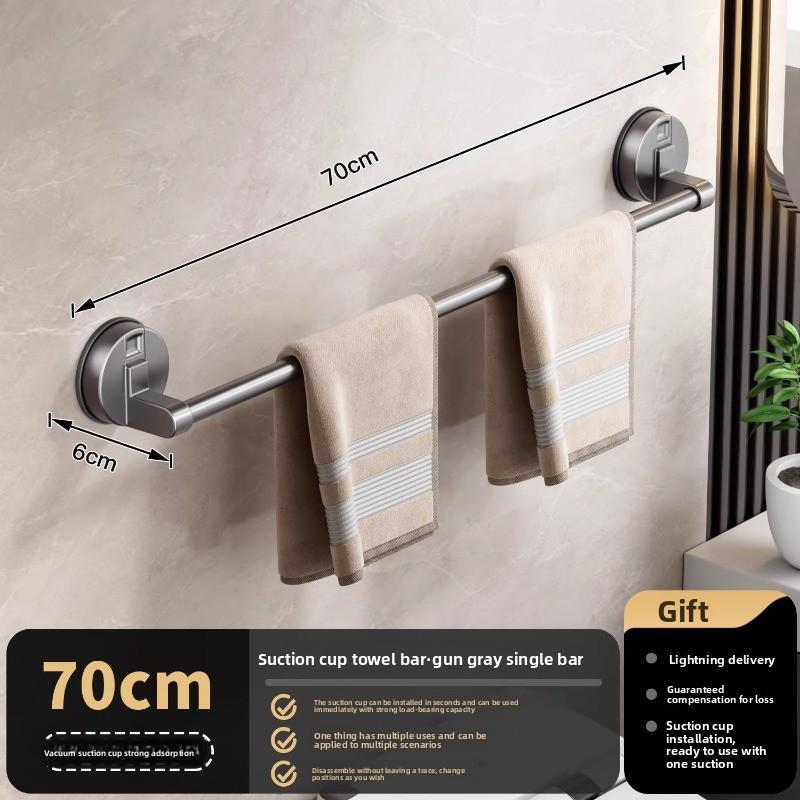 Bathroom Suction Cups Bathroom Towels Non-punching Wall-mounted Shelves