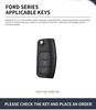 Adesivo per Auto Ford Custodia Pieghevole per Chiave in TPU Guscio Portachiavi Protettore Per Ford Focus 2 MK2 Fiesta Mondeo Galaxy Falcon Te