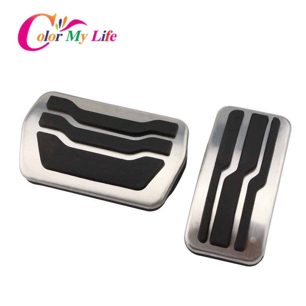Stainless Steel Car Pedal Pads Pedals Cover for Ford Focus 2 3 4 MK2 MK3 MK4 RS ST 2005- Kuga Escape