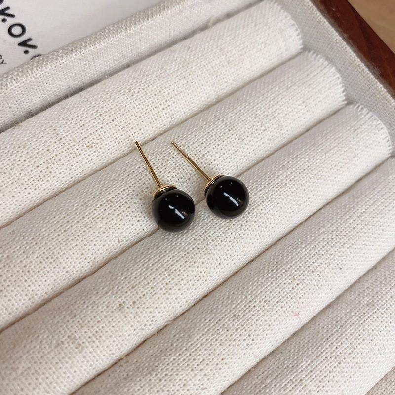 Klassisch-elegante Imitationsperlen-Ohrringe für Damen, Ohrstecker, hochwertige Ohrringe für Damen, Schmuck am Ohr, Kugel-Ohrstecker-Set, Hochzeitsschmuck