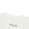 FILA Versatile Casual Knitted Breathable Short Sleeve T-Shirt Men Tops Cloud-Mushroom-White F11M519104FWT