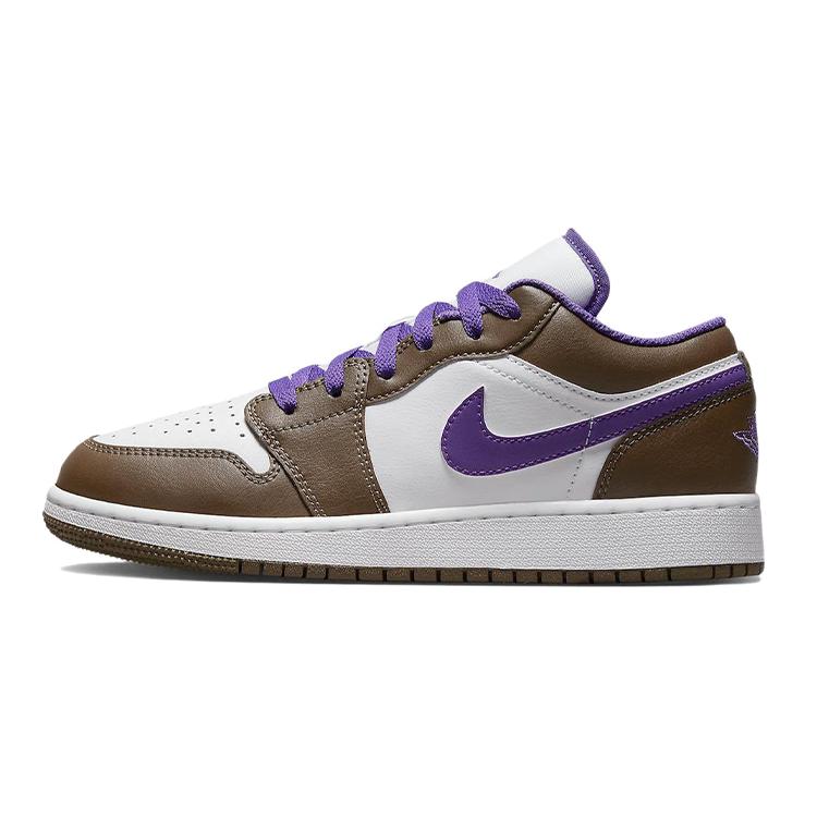 Jordan 1 Low Purple Mocha GS 553560-215 36.5