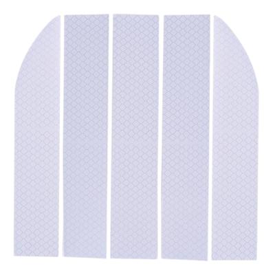 Tigle Blanc Reflective Sticker Car Rear Bumper Reflector Seal Reflective Tape Fender Door General