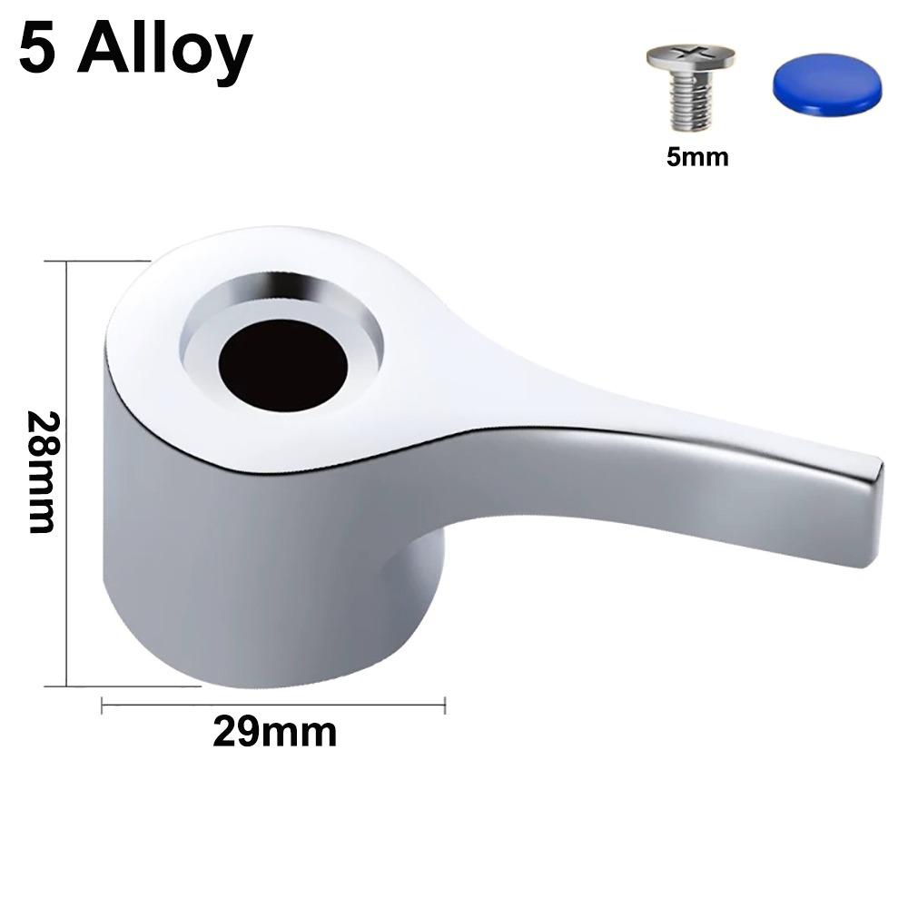 

Small Spout Dish Basin Handle Triangle Valve Core Handwheel New Faucet Handle 5 Alloy